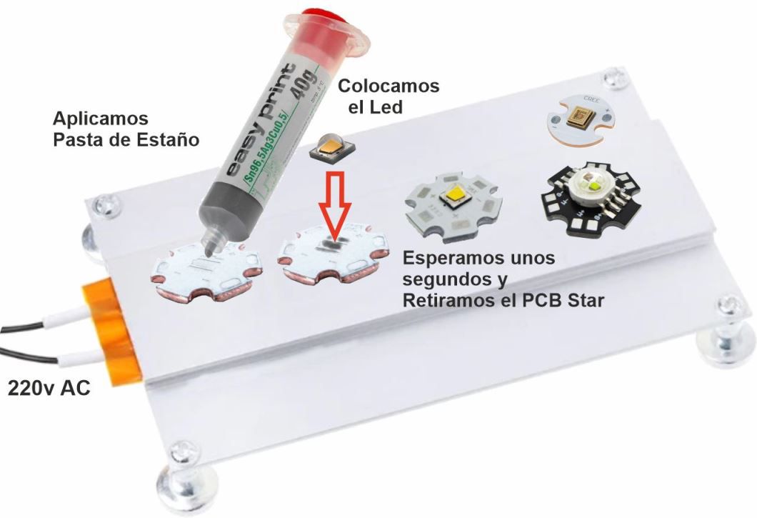 Placa de soldar 220v-300w